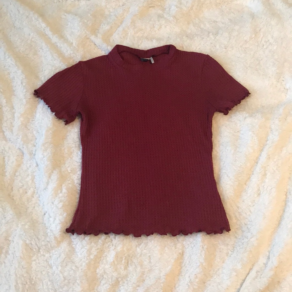 Maroon shirt